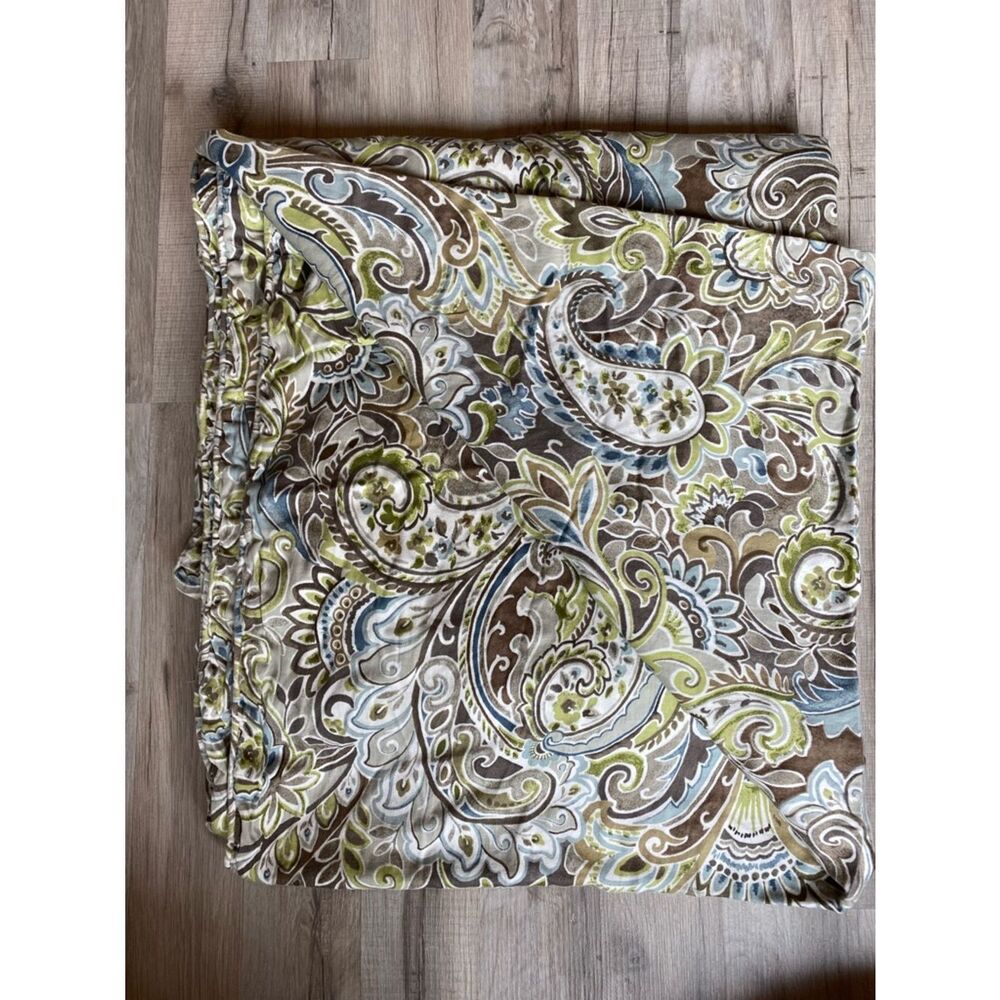 Raymond Waites Paisley Print Decorative in Brown, Green & Blue Duvet